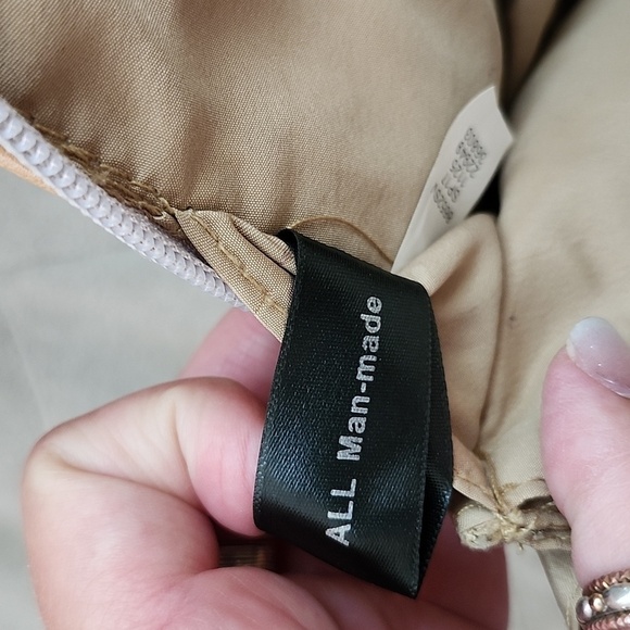 Giani Bernini satchel bag double straps neutral faux leather full zip - Picture 6 of 8